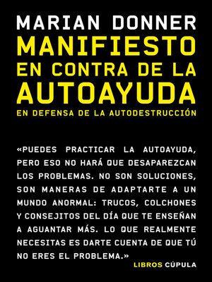 cover image of Manifiesto en contra de la autoayuda